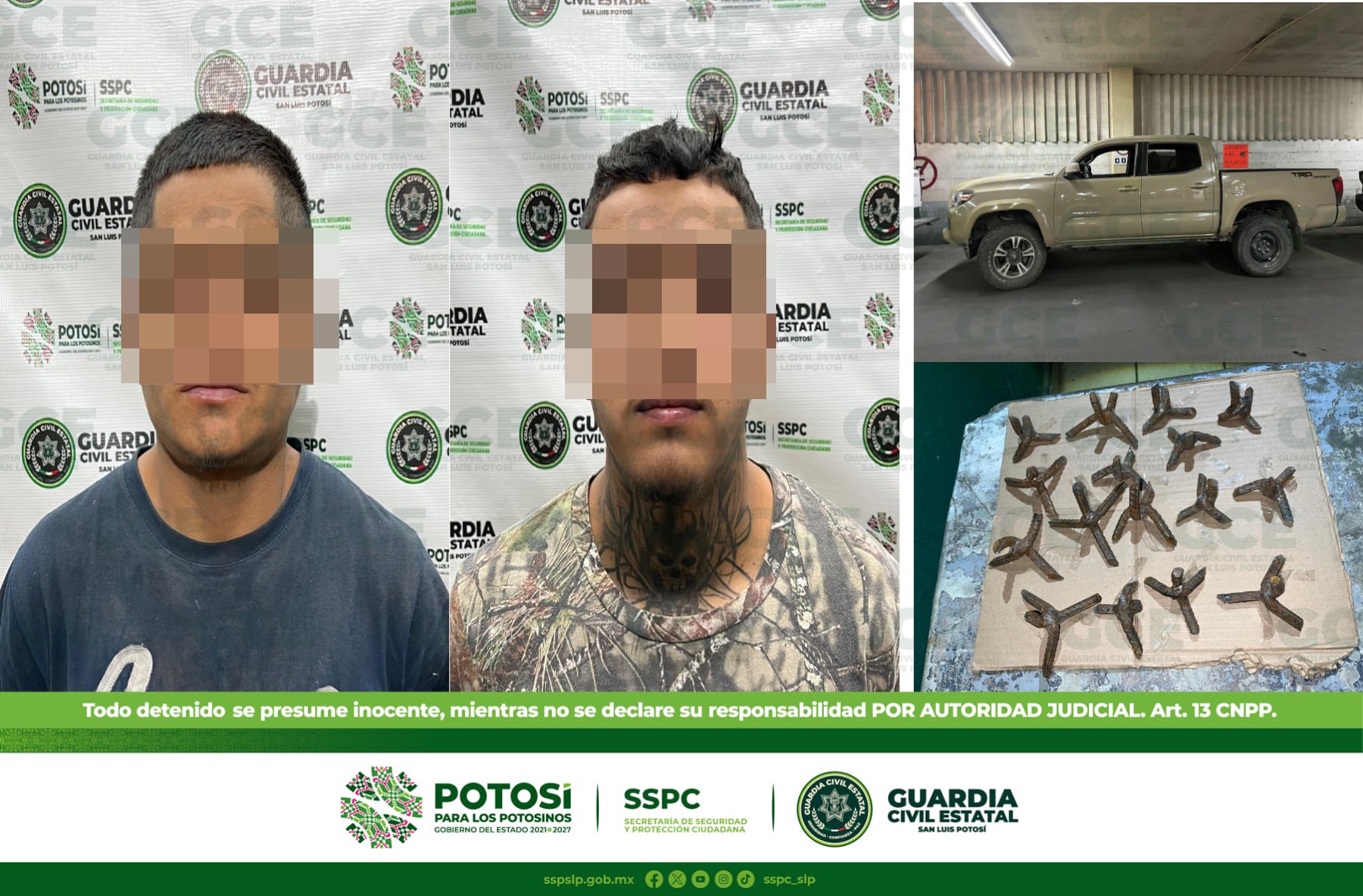 Grupo criminal detenidos