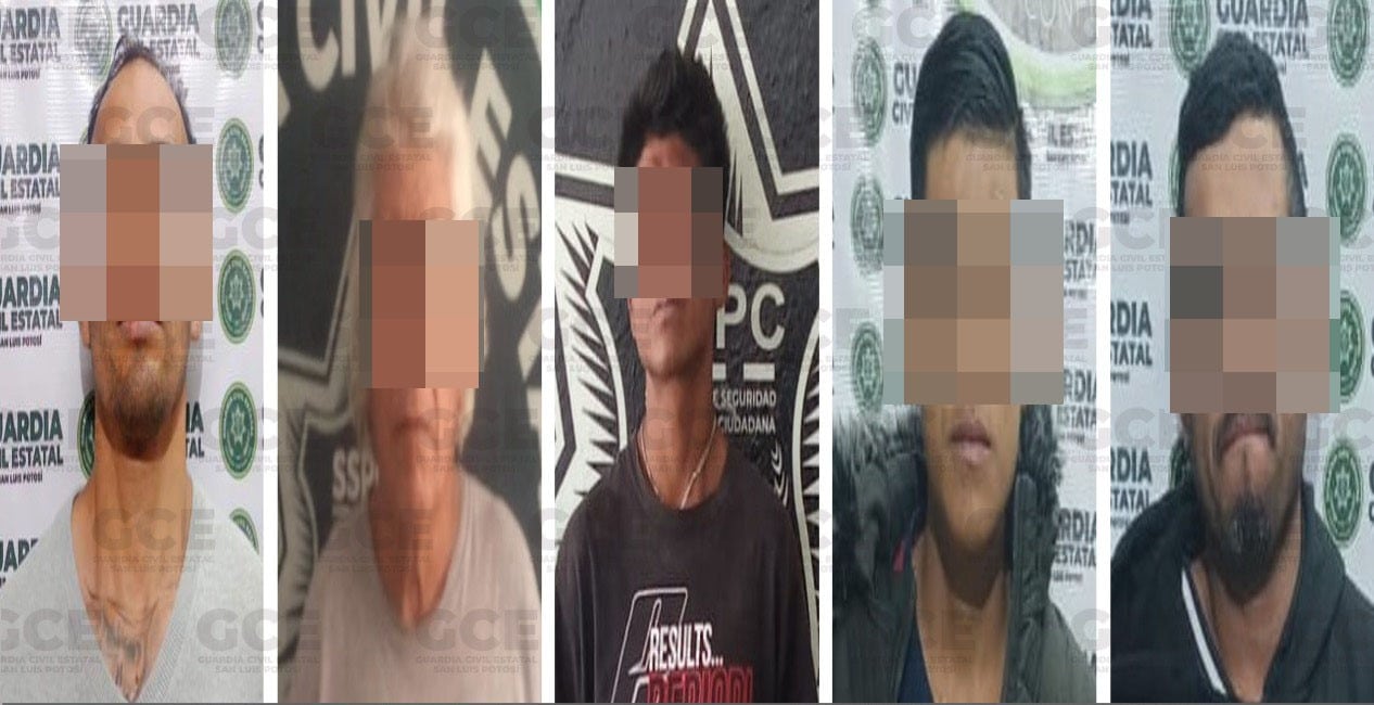 detenidos por presunto de violencia familiar