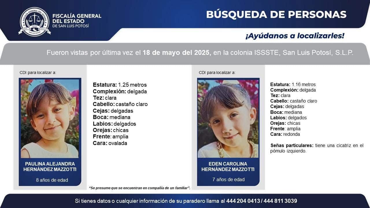 Madre rapta a sus hijas tras perder la custodia legal; denuncian