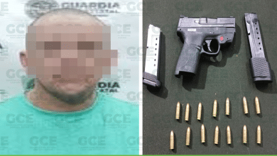 detenido con arma de fuego