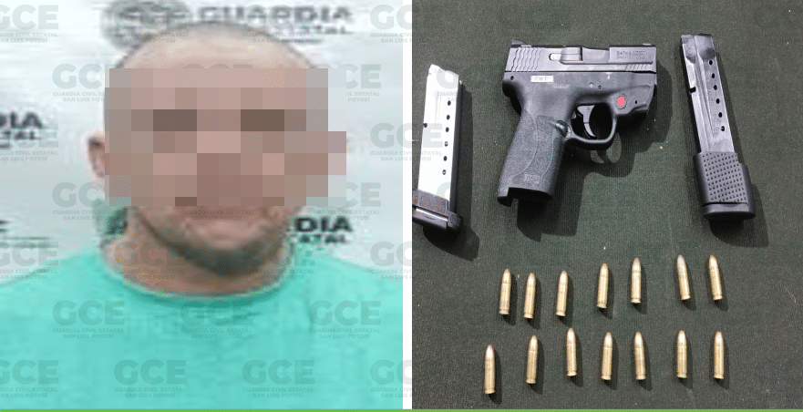 detenido con arma de fuego