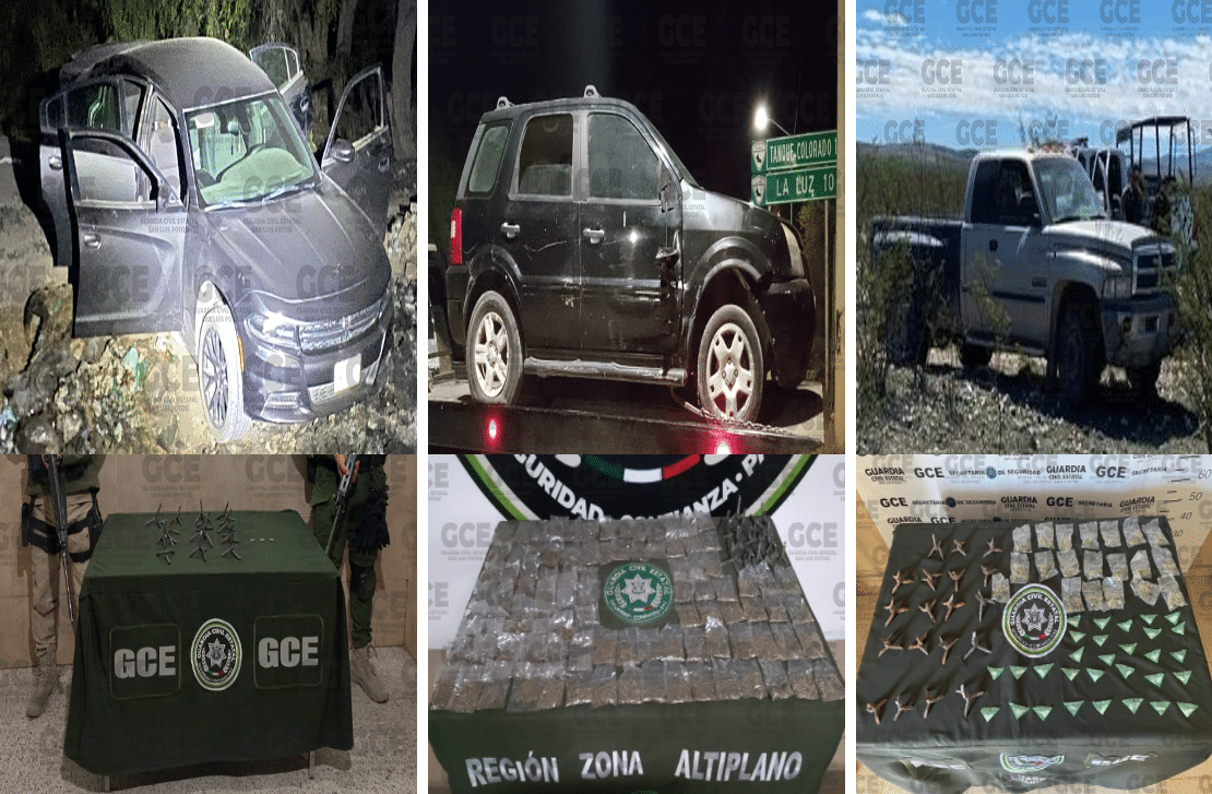 detenidos droga y ponchallantas