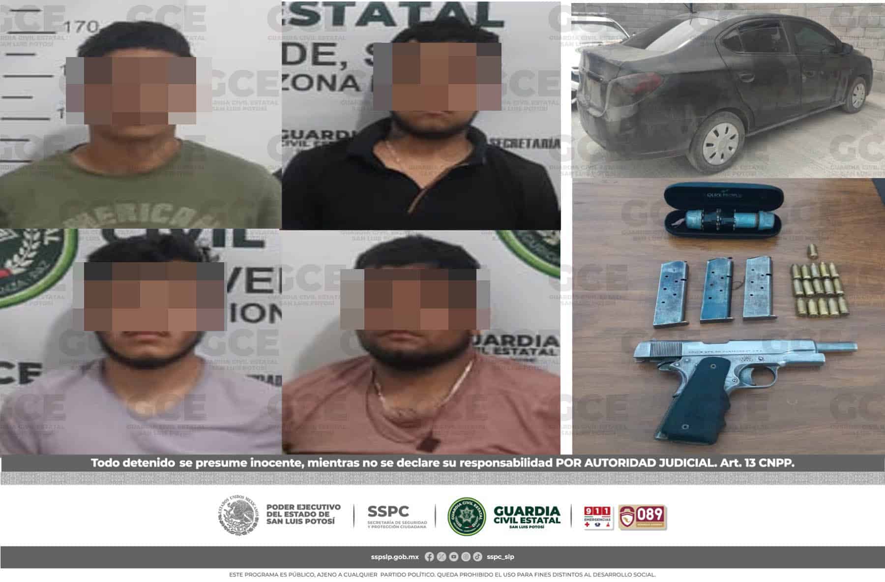 detenidos explosivos Rioverde