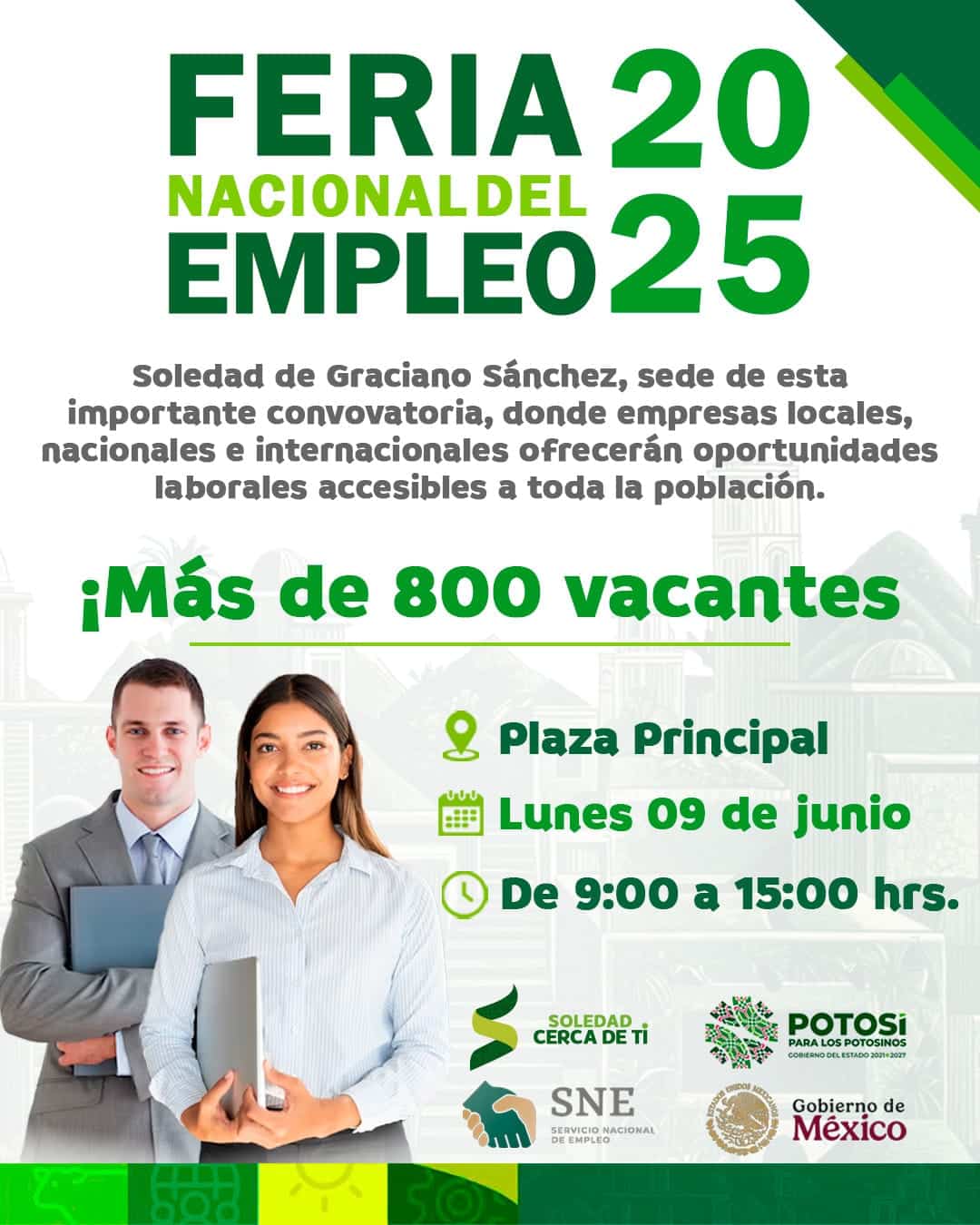 Soledad será sede de la Feria Nacional del Empleo con más de 800 vacantes