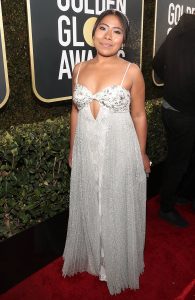 Yalitza Aparicio en los Golden Globes