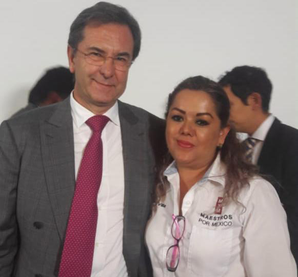 Blanca E. Rodríguez y Esteban Moctezumaç