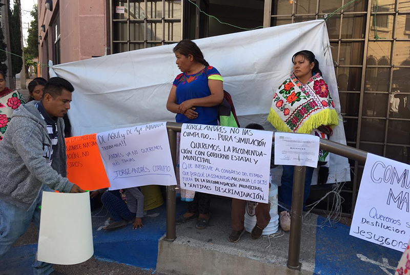 indigenas criminalizados por Carreras y Nava