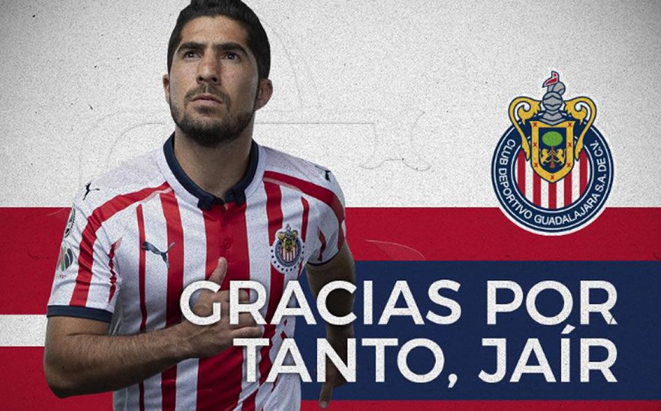 asi agradeció en redes sociales el Club Chivas a Jair Pereira