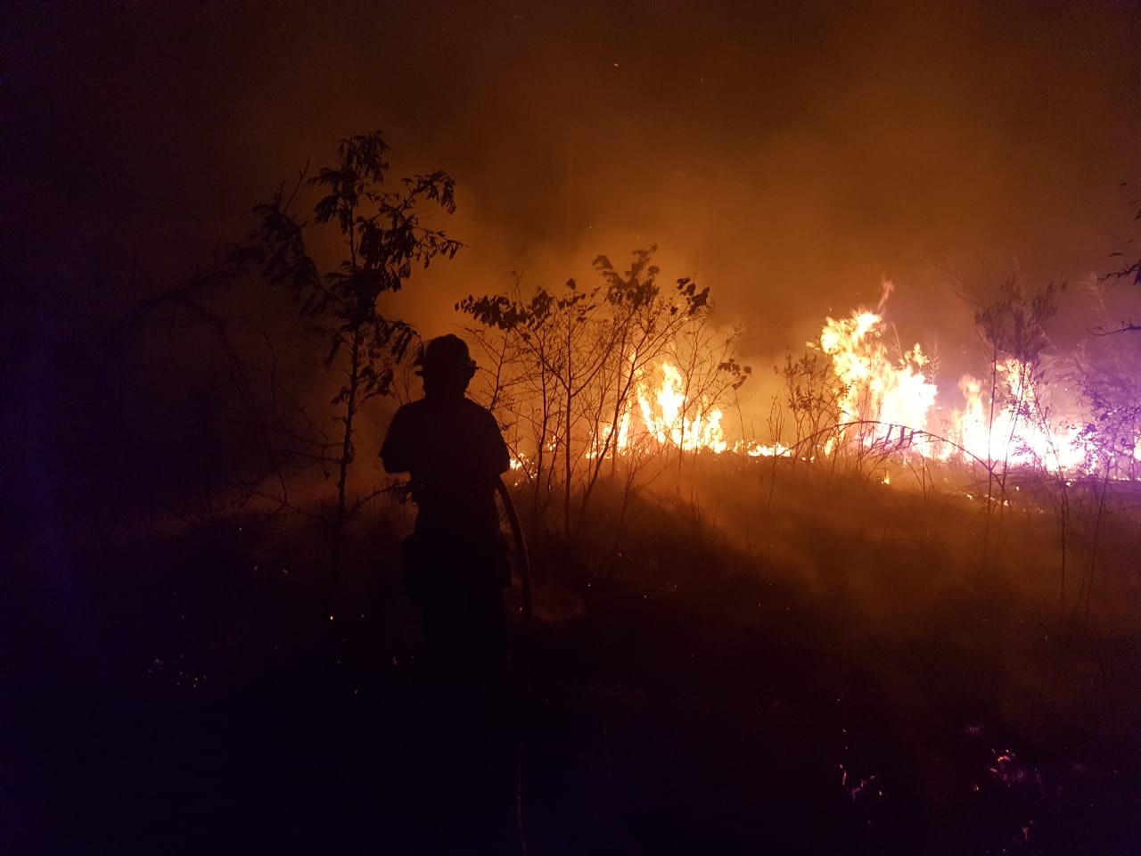 incendio de pastizal