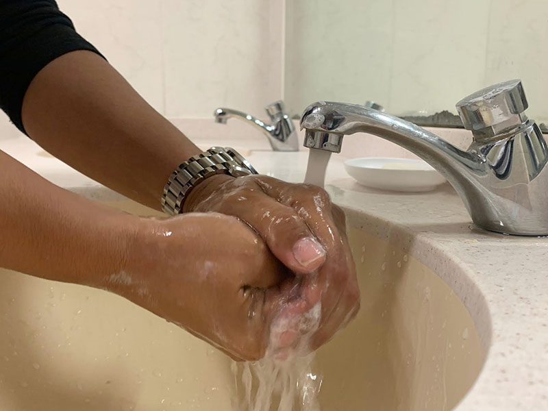 lavarse las manos