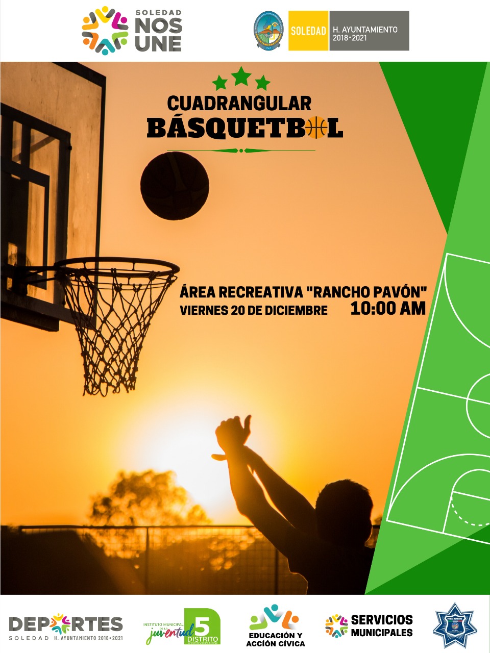 Este viernes comienza el Torneo Cuadrangular de Baloncesto en Soledad –  Código San Luis – Periódico en línea