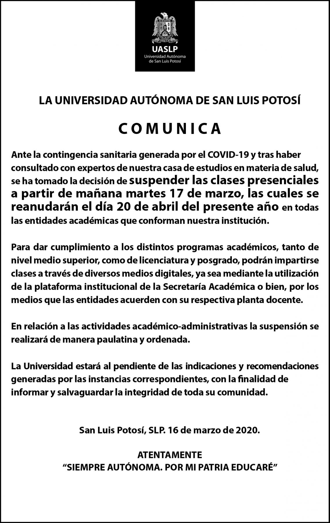 UASLP-coronavirus-clases