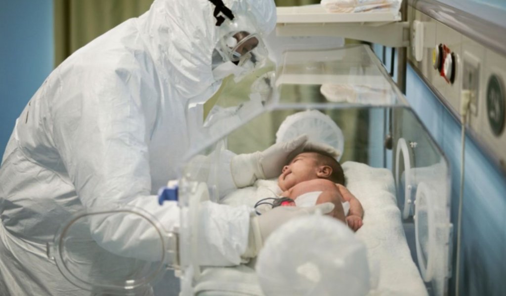 bebé con covid en valles