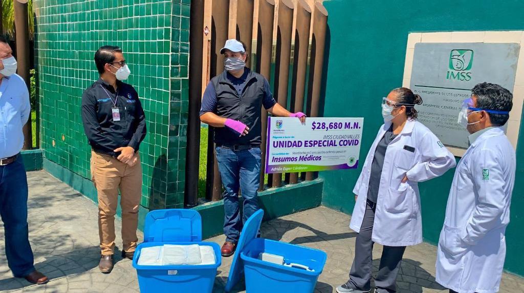 donacion unidad covid imss valles