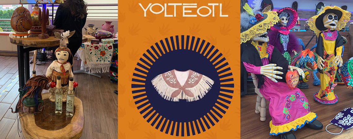 Yolteotl, lleva artesanías mexicanas