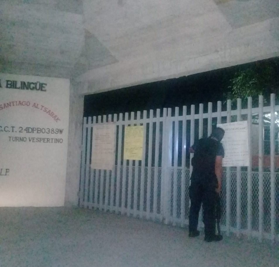 operativo en escuelas de aquismón