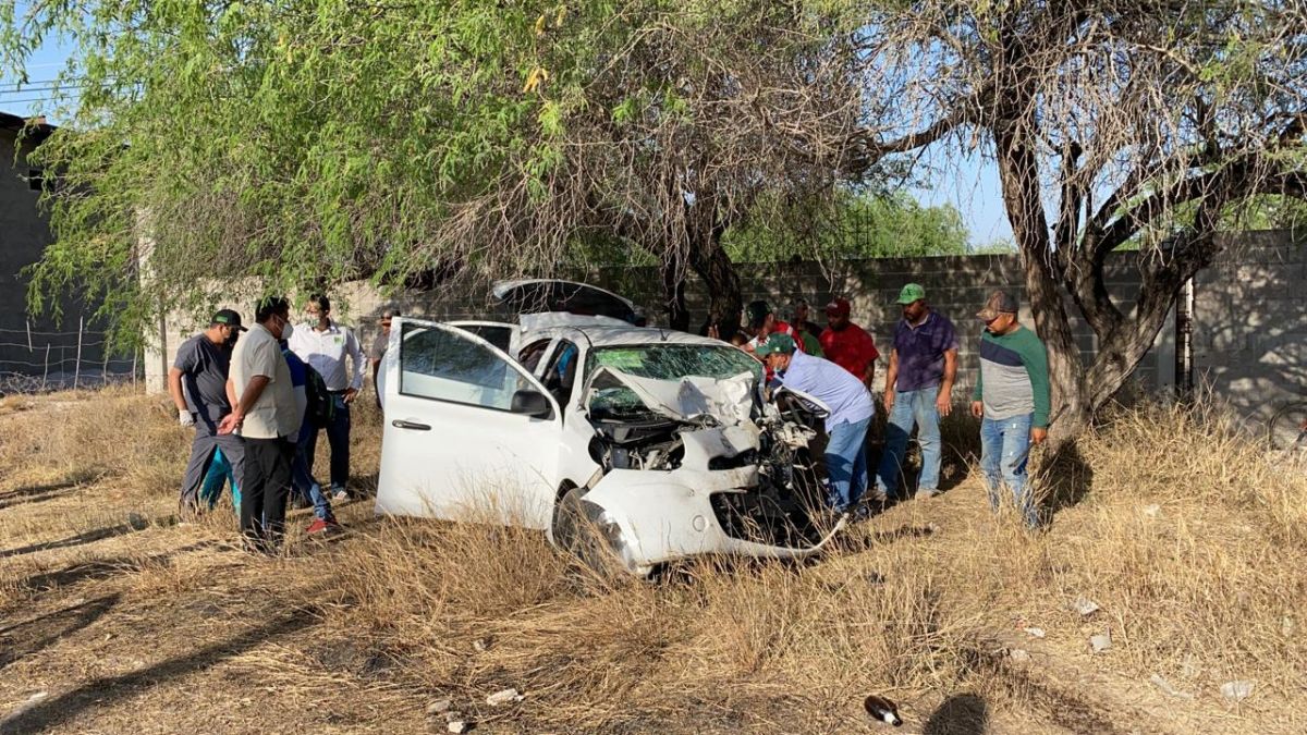 se accidenta equipo de Gallardo