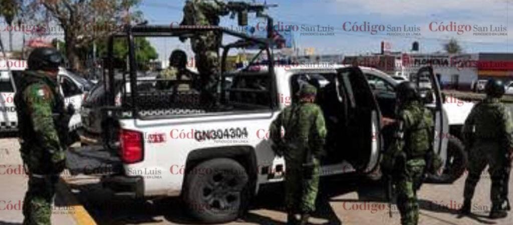 Sedena-Guardia Naciona- policías municipales de Santa María detenidos