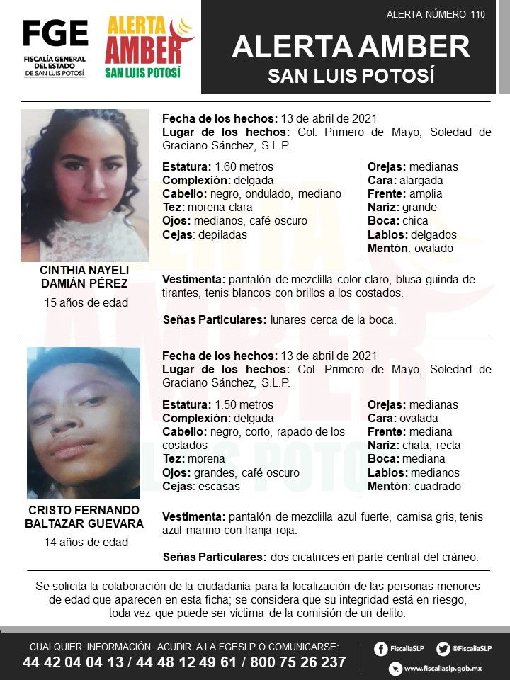 jóvenes desaparecidos