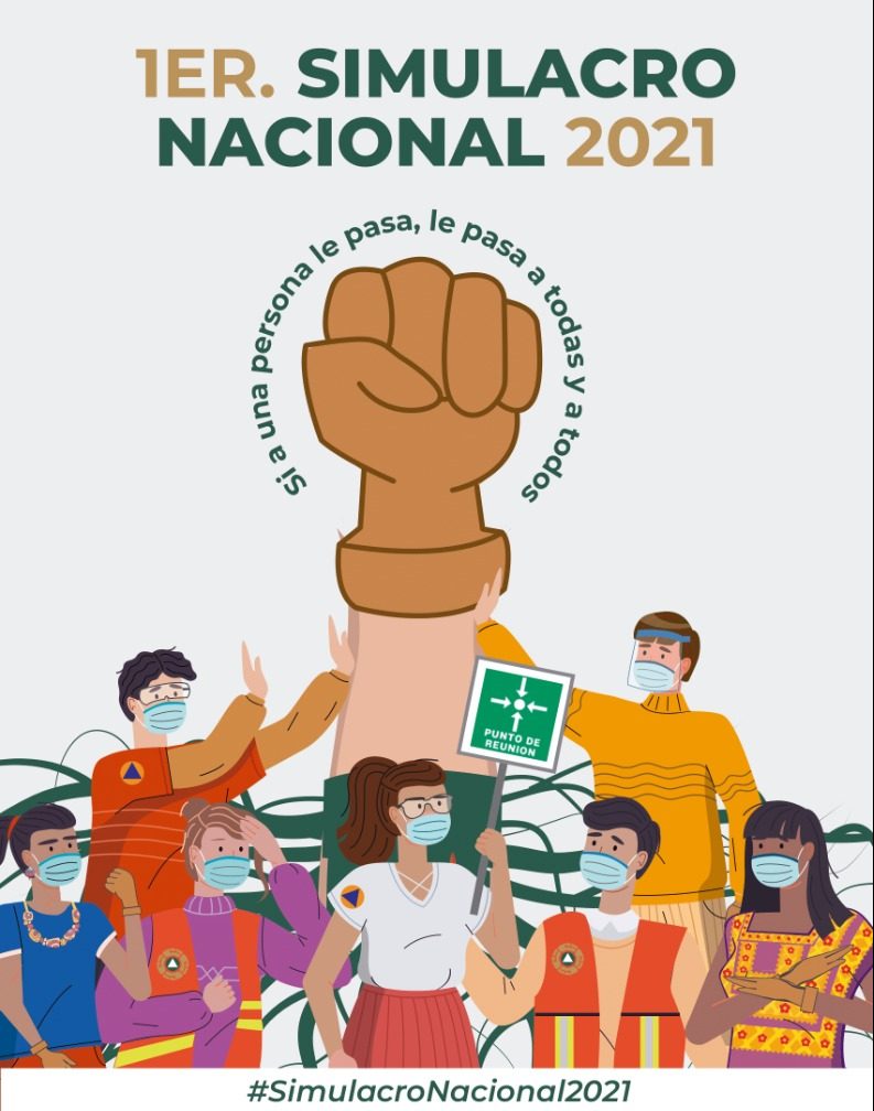 El 19 de mayo se realizará el Macrosimulacro 2021