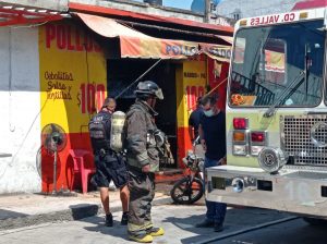 Incendio Rosticeria en el centro de Valles