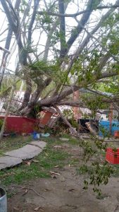 Tromba la huasteca potosina sin luz 