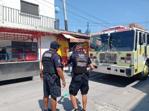 Incendio Rosticeria en el centro de Valles