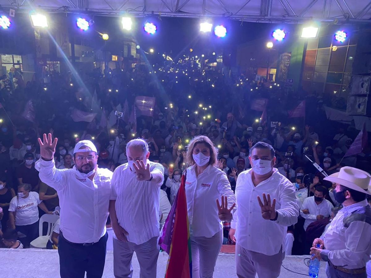 Mónica Rangel cierre de campaña MORENA Ciudad Valles