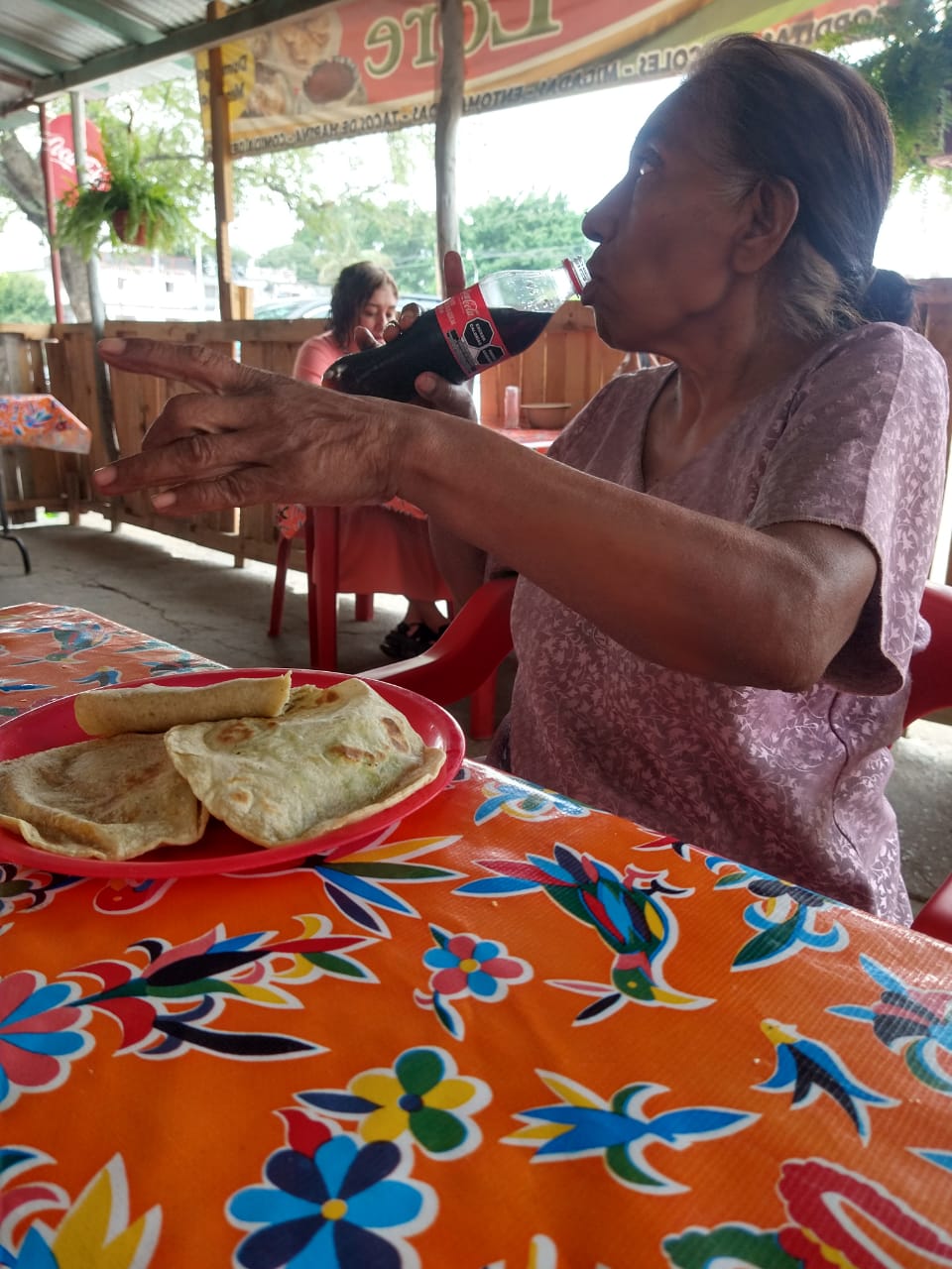 abuelita extraviada en Valles