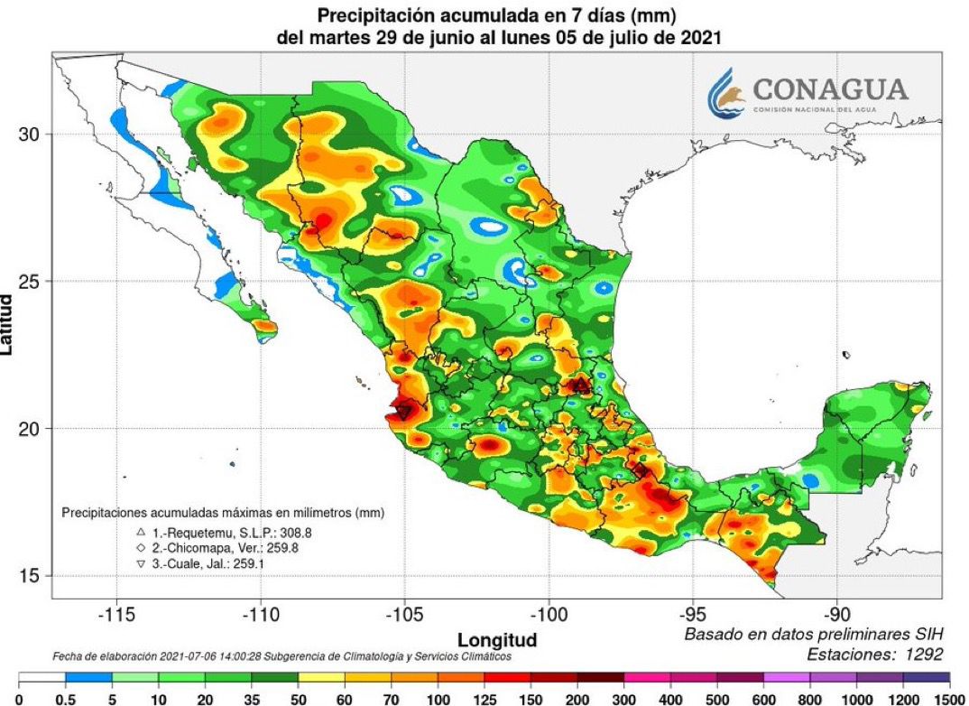 Lluvias San Luis Potosí