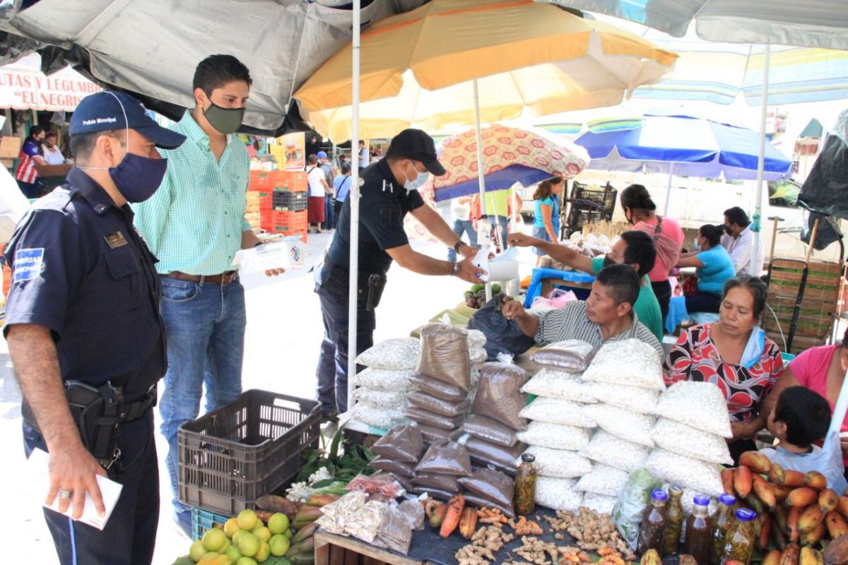 uso obligatorio de cubrebocas en Valles