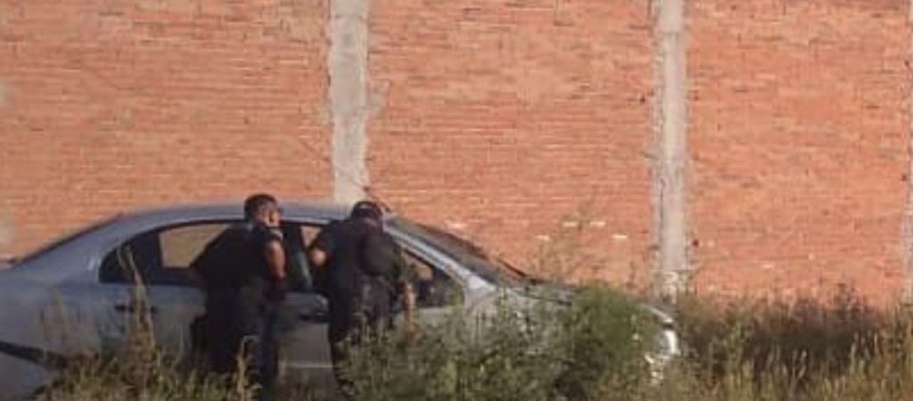 sujeto baleado, quemado