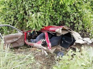 Accidente Policía contra contra patrulla