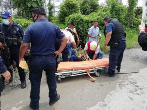 Accidente Policía contra contra patrulla