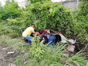 Accidente Policía contra contra patrulla