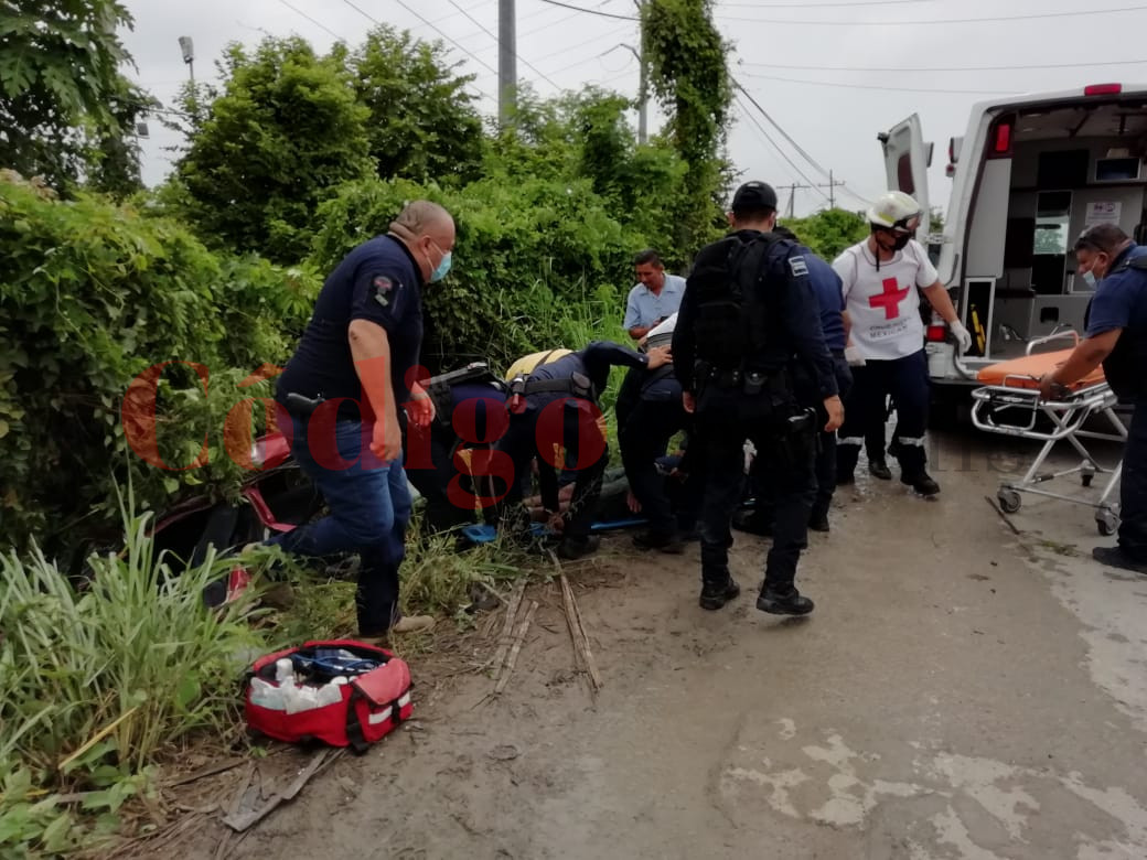 Accidente Policía contra contra patrulla