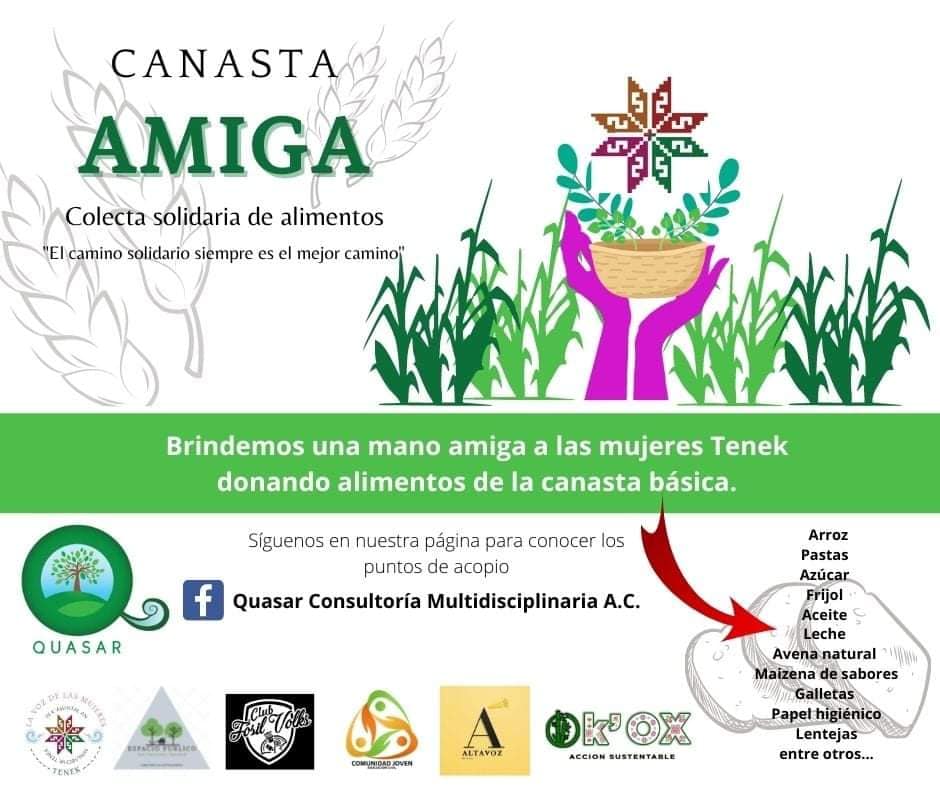 Canasta Amiga apoyo mujeres viudas indígenas