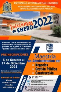 Maestría - administración 