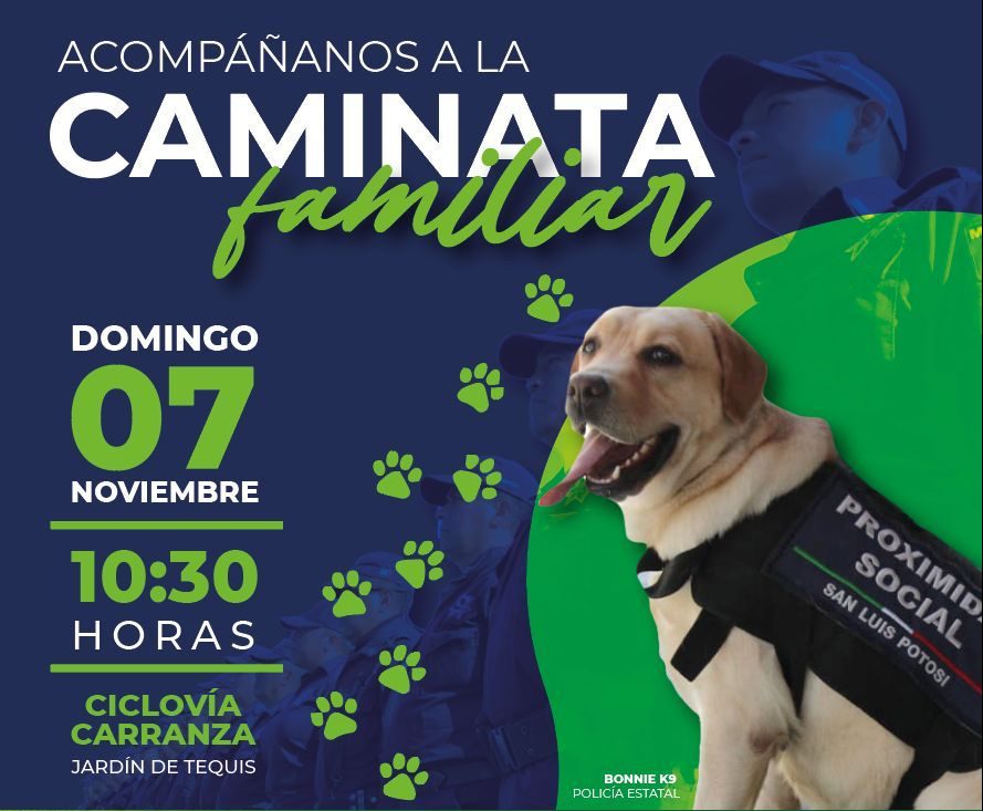 caminata-perritos-policías