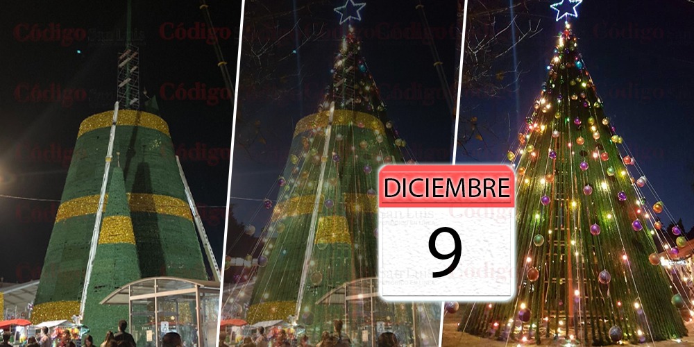 Llegó el gran día! Mañana encenderán el mega Arbolito de Navidad – Código  San Luis – Periódico en línea