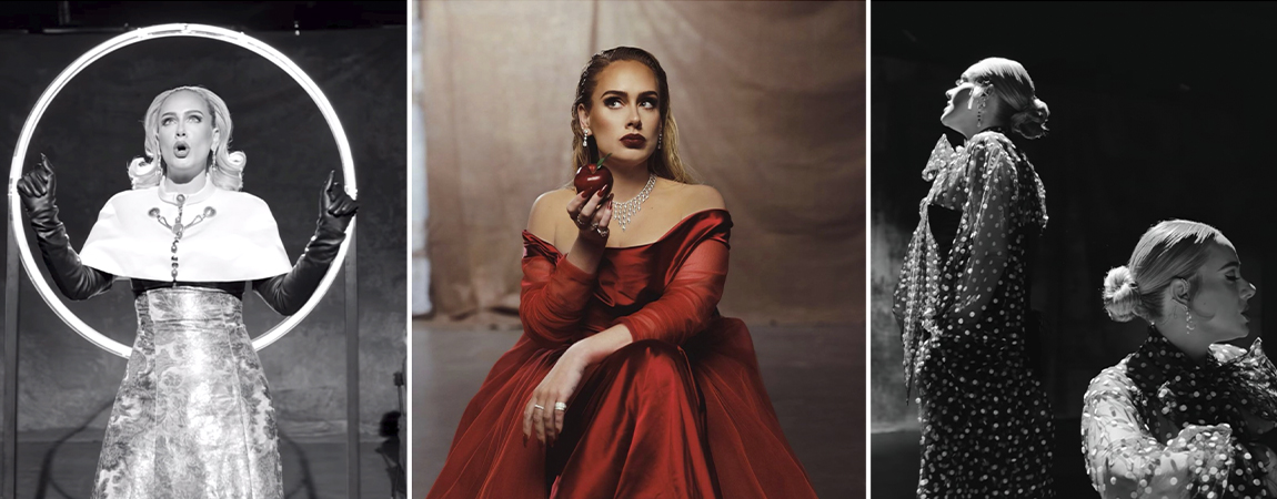 Adele seduce con un vestido de Louis Vuitton en el video de 'Oh My God