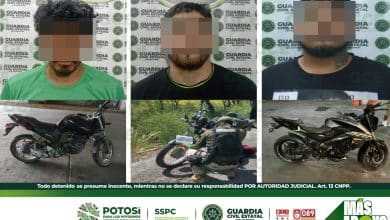 tres detenidos por robo de vehiculo