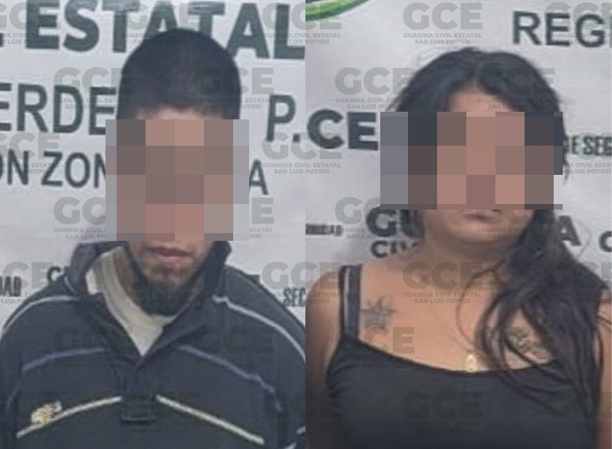 pareja detenida machetazos