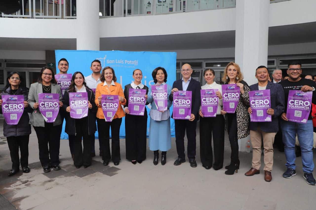 Cero tolerancia a la violencia contra las mujeres: Ayuntamiento de SLP