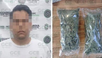 detenido intento cruzar droga a penal