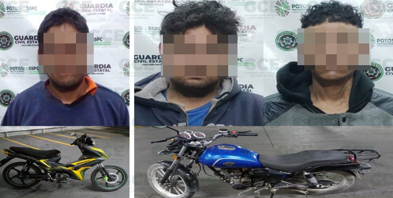 detenidos robo de vehiculos