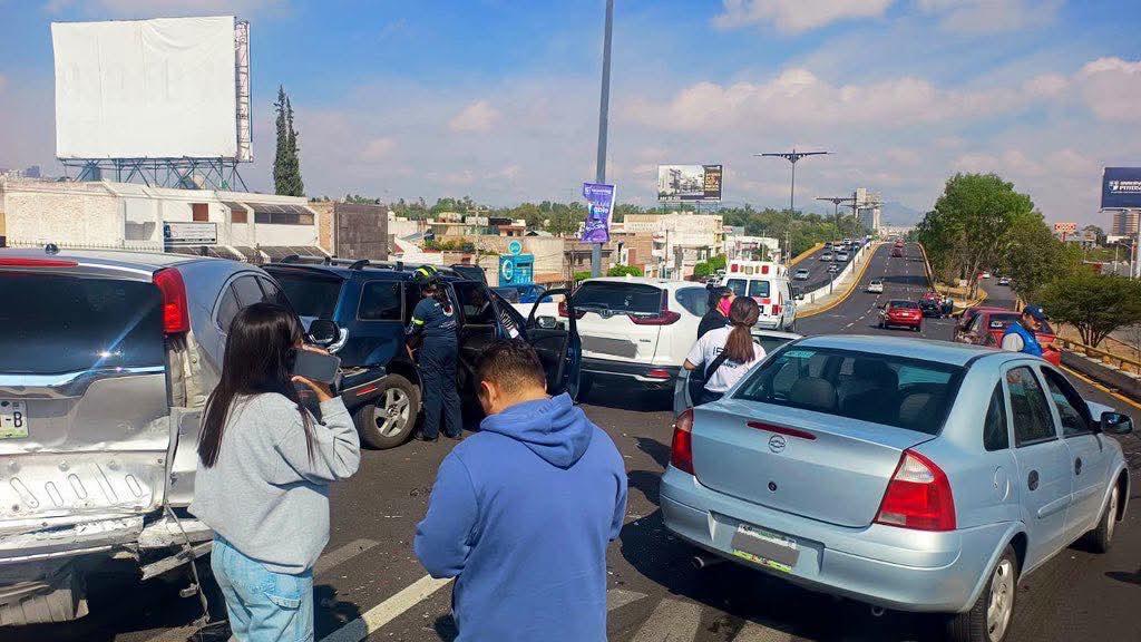 Accidente en Salvador Nava colapsa la capital potosina
