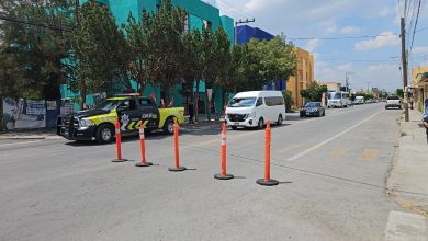 Policía Vial habilita cierre vial en el Saucito por obras de reparación