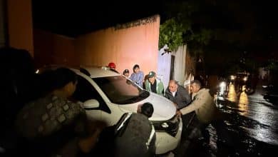 Gobierno del Estado atiende inundación en Tamazunchale