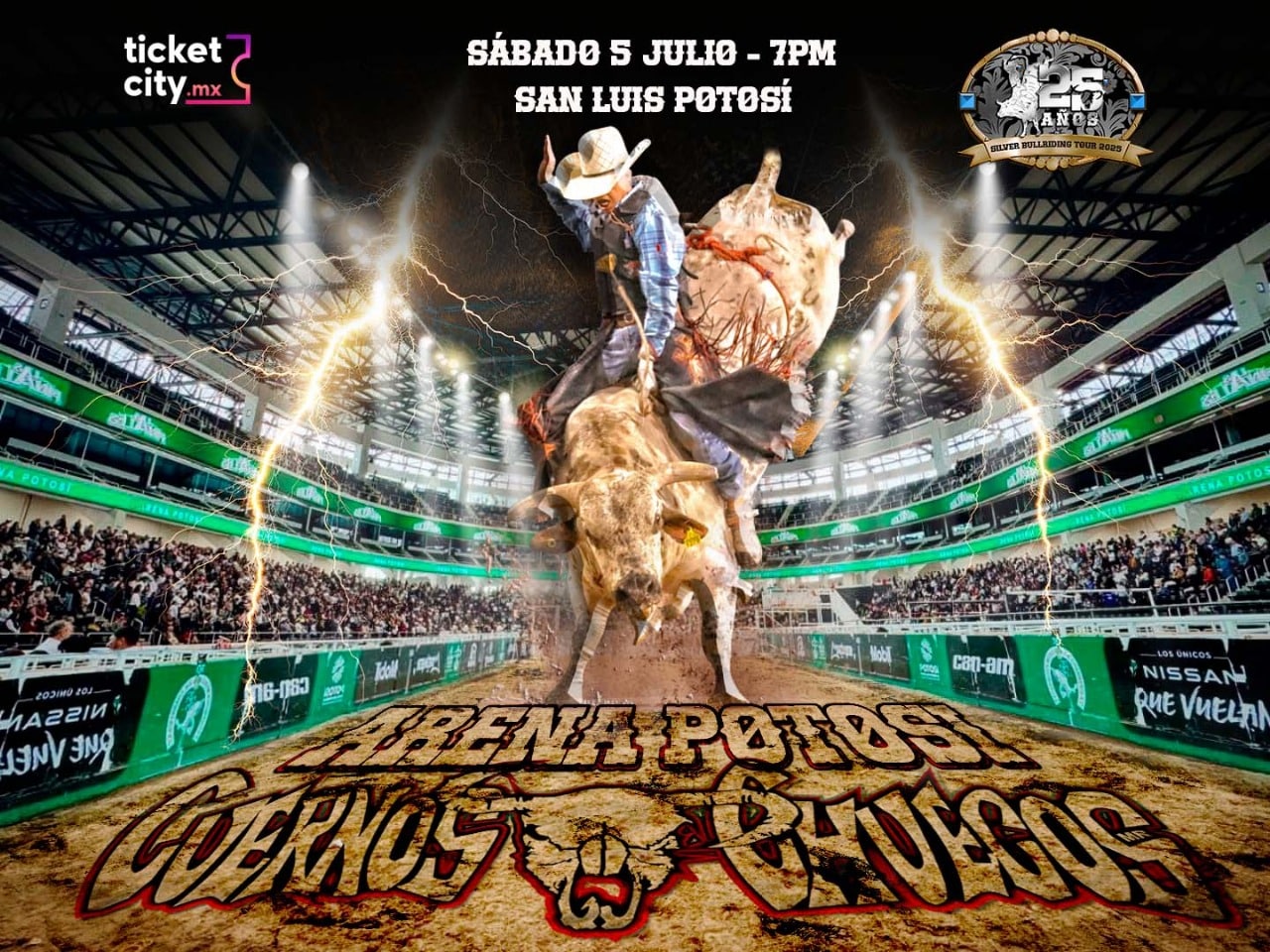 ¡No te lo pierdas! Regresa Cuernos Chuecos a SLP con música en vivo